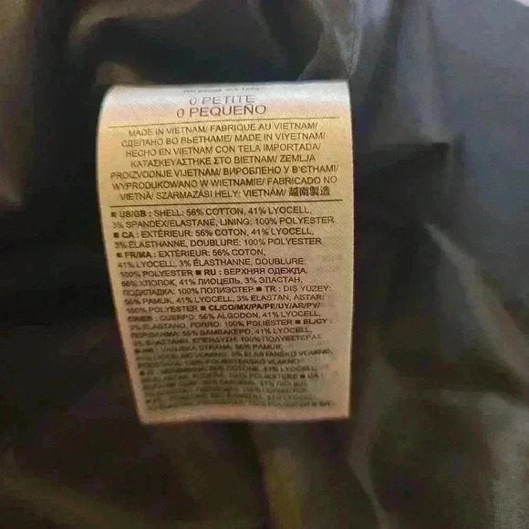 Banana Republic Womens Petite Pencil Skirt Midi Black Size 0P - Picture 6 of 6